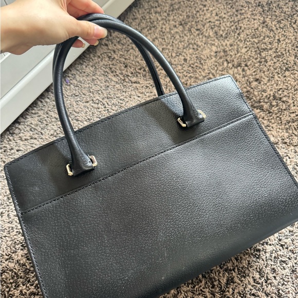 Kate Spade Grove Street Small Caley Leather Satchel - Black - Picture 5 of 6